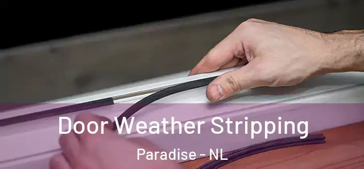Door Weather Stripping Paradise - NL