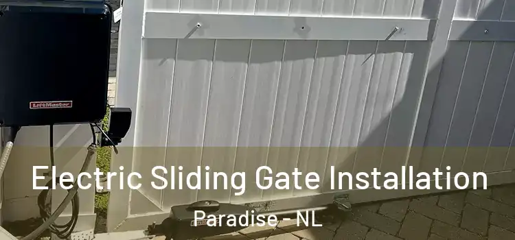 Electric Sliding Gate Installation Paradise - NL